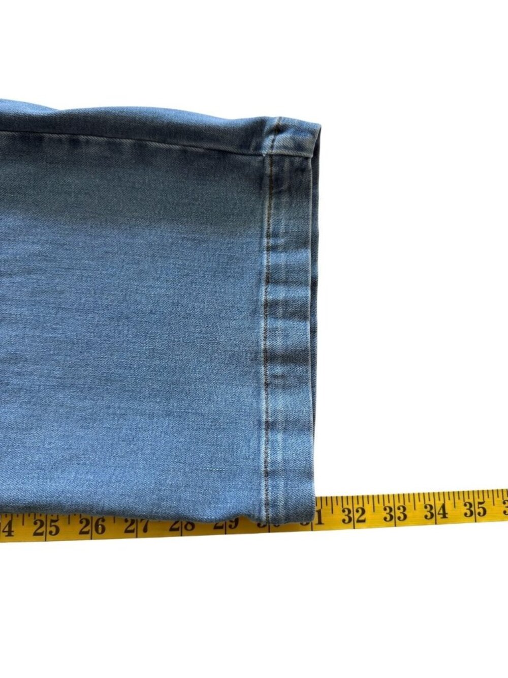 J Jill Womens Denim Jeans Size 18 Trouser Full Leg Elastic Waist High Rise 31" - Picture 12 of 14